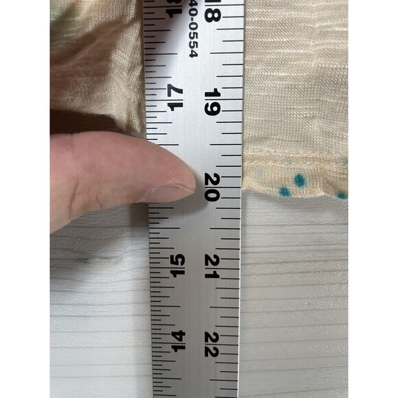 Kirra Tank Top Womens XS Cream Lace Back Button Front Sheer Boho Festival Summer - Picture 3 of 10